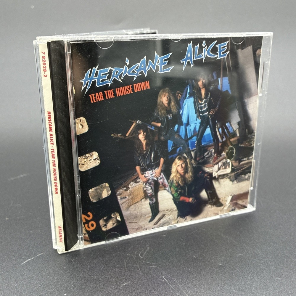Hericane Alice Tear the House Down CD 1990 Atlantic Records Glam Hair Metal